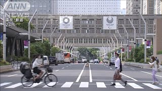 宣言追加後　初の平日の人出　夜の街で大幅に増加(2021年5月25日)