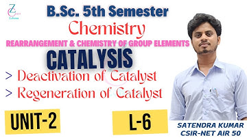 (L6) Catalyst Deactivation: Causes & How to Regenerate |  B.Sc 5th sem chemistry #bsc  #catalysis