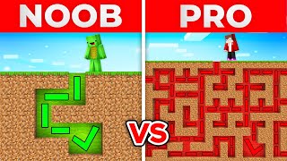 JJ And Mikey NOOB vs PRO Found a GIANT MAZE UNDERGROUND in Minecraft Maizen by muzin 117,469 views 3 weeks ago 40 minutes