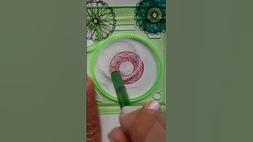 Drawing with a spirograph ASMR