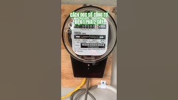 🤷‍♂️ BẠN đã biết cách đọc thông số công tơ điện 1 pha 2 dây với loại đồng hồ cơ chưa❓#solutions