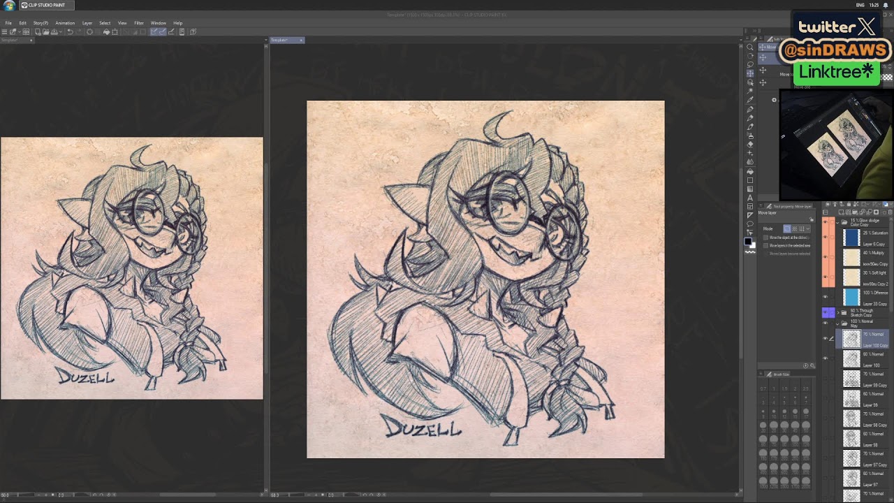 May 2025 Supporter Rewards [sinDRAWS Drawing Stream]