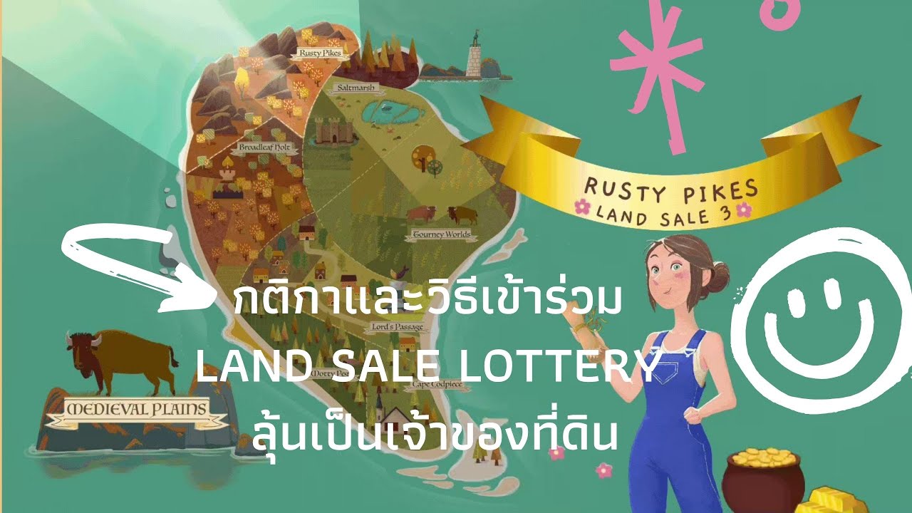 My Neighbor Alice กติกาและวิธีเข้าร่วม Land Sale Lottery ลุ้นเป็น