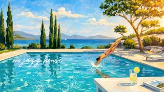 "White Stone & Blue Water" – Chill Jazz House Mix | Aegean Coastal Living