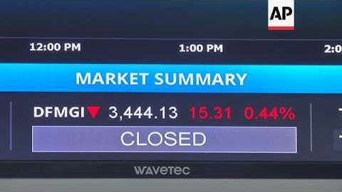Downward trend at the DFM