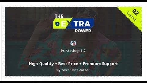 Extra Power - Responsive Prestashop 1.7 Theme | Themeforest Templates