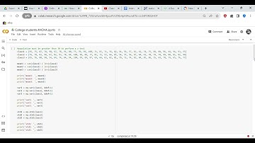 Perform ANOVA using statsmodels and scipy