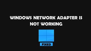 How to FIX Missing Network Adapter Problem in Windows 7 / 8.1 / 10 - Easy Method