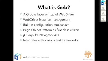 Webinar  Browser Automation Testing with Geb & Grails