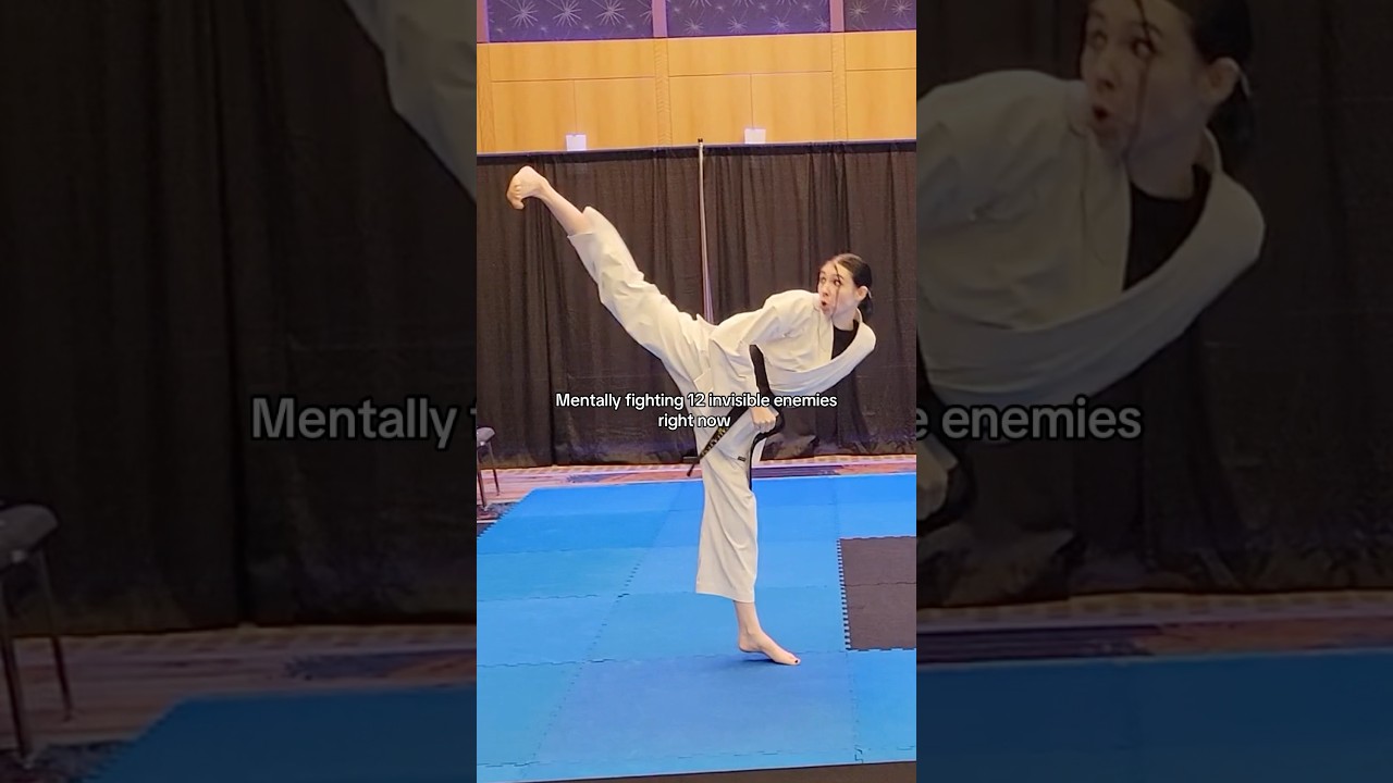 THE OPS DON'T STAND A CHANCE🔥| Ms Verga #tkd #blackbelt #karate #headkicks