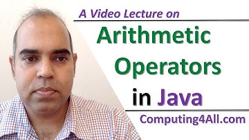 Java Lecture 5: Arithmetic Operators in Java with Examples