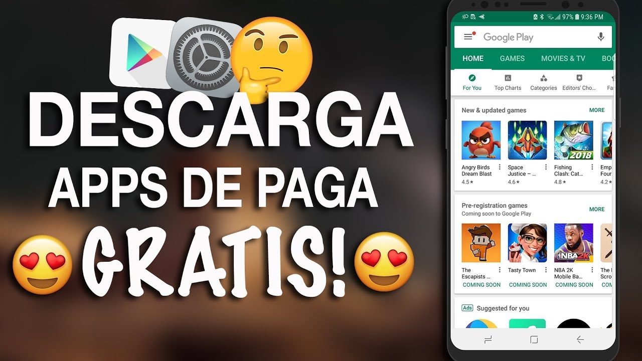 CÓMO DESCARGAR JUEGOS DE PAGA GRATIS EN LA PLAY STORE 