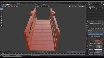 "Blender 3D Wooden Bridge Modeling and Texturing Tutorial | Craft a Picturesque 3D Landscape! 🌉✨"