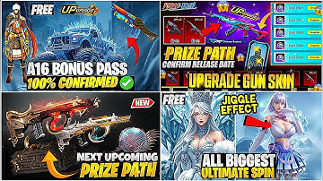 A16 BONUS PASS FULL 3D LOOK😍| 4.1 NEXT PRIZE PATH IS HERE🔥|4.1 2ND SNOW ULTIMATE🥶NEW COMPANION🤯PUBGM