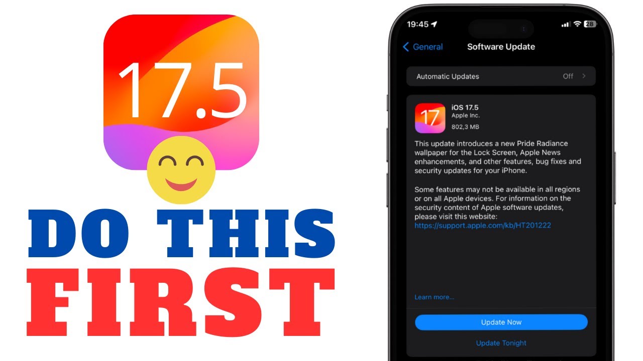 iOS 17.5 - Do This First After Update - YouTube