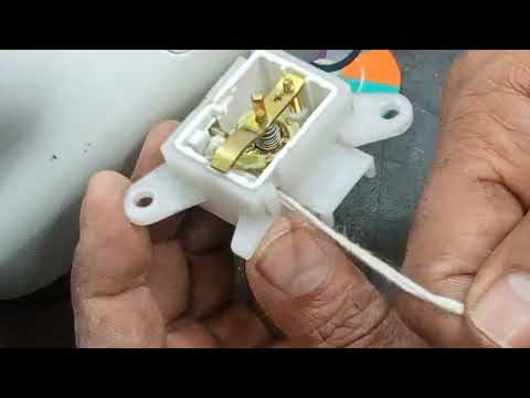 ازاى تغير فتله مروحه الحائط لو انقطعت منك