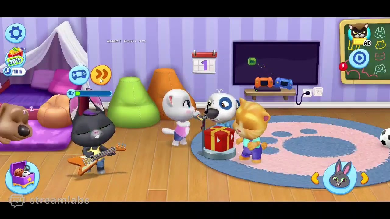 Talking Tom and friends live for kids YouTube