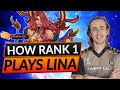 How RANK 1 DESTROYS Mid - Lina Tips and Tricks - Dota 2 guide