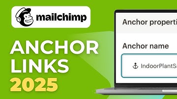 How To Add Anchor Links In Mailchimp Full 2025 Guide