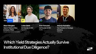Which Yield Strategies Actually Survive Institutional Due Diligence?  - DAYS Miami 2026