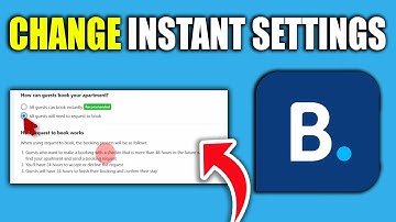 How To Change Instant Book Settings On Booking.Com