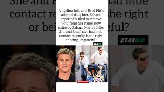 Zahara Jolie Files to Remove "Pitt" From Her Last Name #shorts #ZaharaJolie #AngelinaJolie