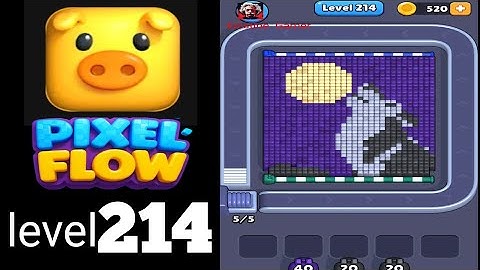 Pixel Flow level 214 Walkthrough Solution