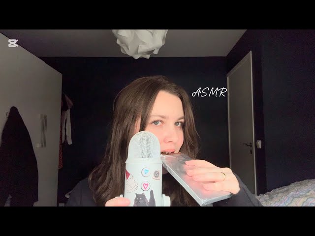 ASMR trying Dubai drink and Dubai chocolate 🍫