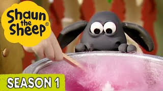 Runaway Sheep \& Bitzer's Cement Incident | Shaun the Sheep Season 1 (Full Episodes) Cartoon for Kids