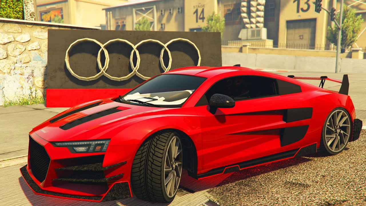 NOUVELLE AUDI R8 OBEY 10F ! (Incroyable custom) - YouTube