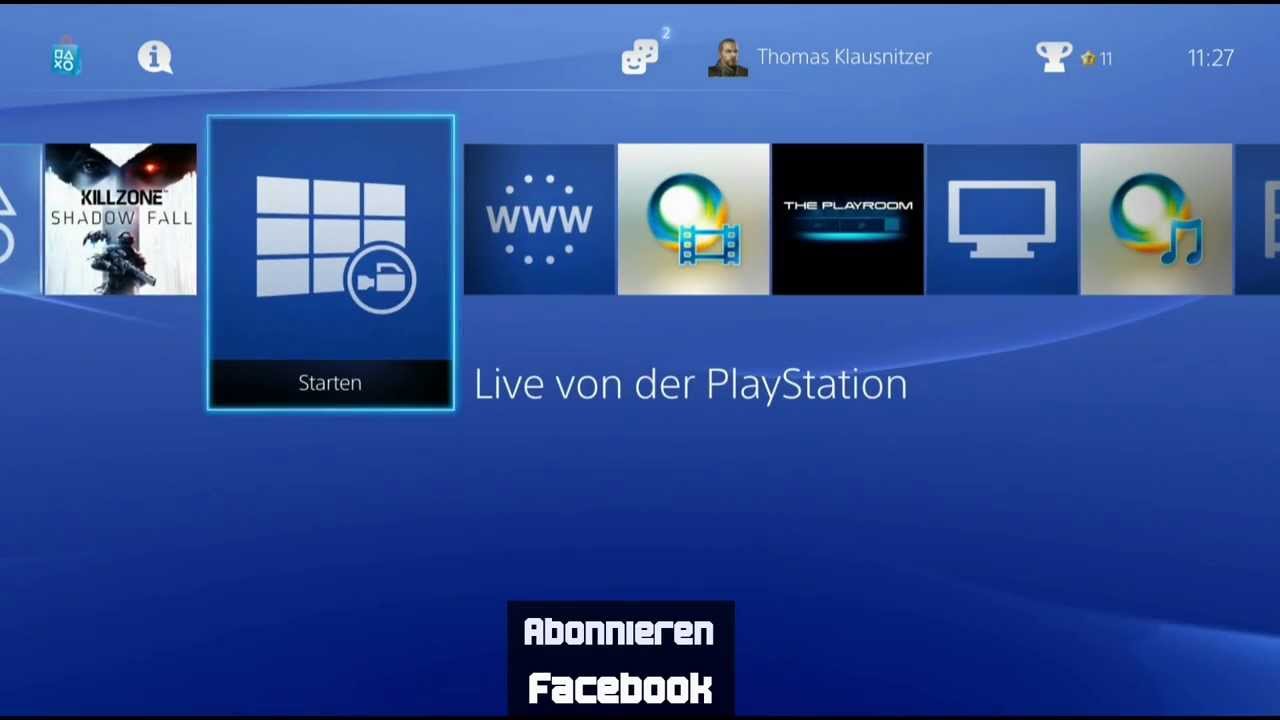 Das User Interface [UI] der Playstation 4 Walktrough/Tutorial - YouTube