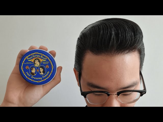sweet georgia brown hair dressing pomade Vintage Sweet Georgia Brown Hair Dressing Pomade Empty Sample Tin