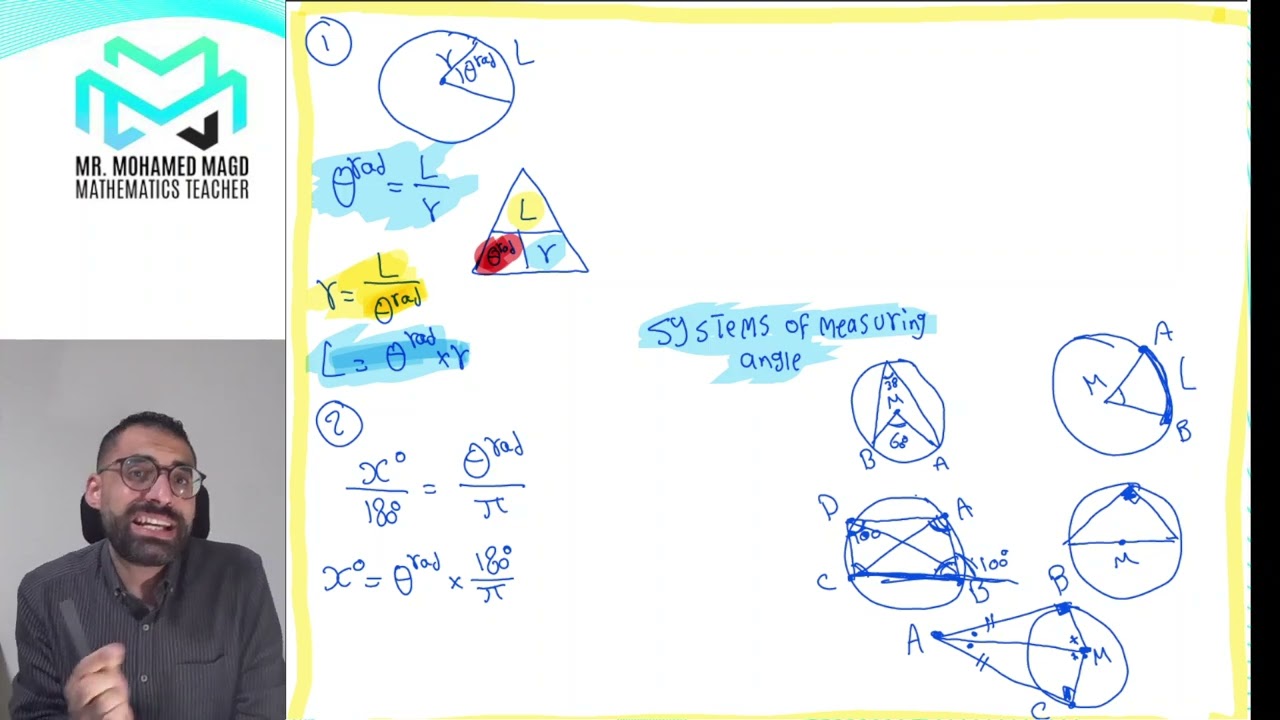 Secondary One - Trigonometry - Systems of measuring angle - Summary  ( الزتونه ) 2025\2024