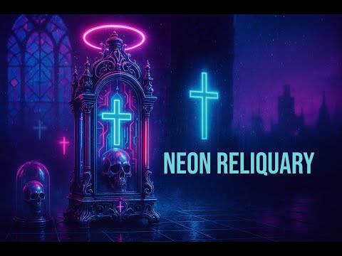 NEON RELIQUARY Enter The Sacred Glow Of The Night Dark Synthwave 