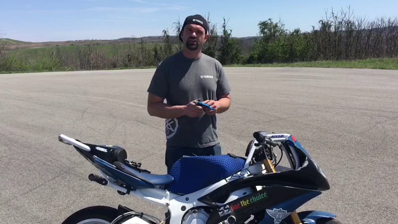 Bill Dixon installing the all new RSC CLUTCH LEVER with some riding