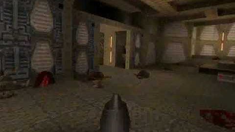 Quake 1 Untwinked Walkthrough - E1M1 (Slipgate Complex)