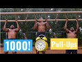 I did 1000 pull ups in the rain  in 24 hours