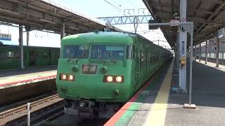 【サンダバ通過+国鉄電車到着！】湖西線 683系 特急サンダーバード金沢行き 117系 普通京都行き 大津京駅