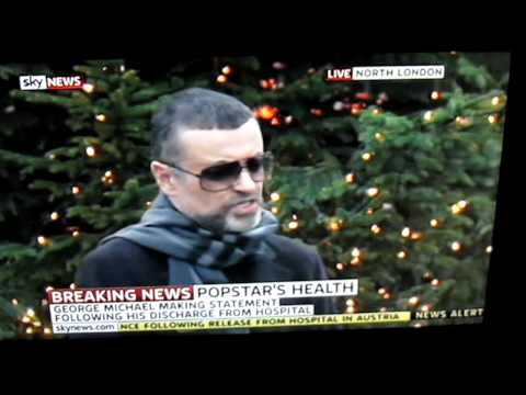 George Michael on sky news 23 dec 2011