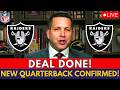 CONFIRMED NOW! RAIDERS SIGN NEW QUARTERBACK! WELCOME TO LAS VEGAS! RAIDERS NEWS