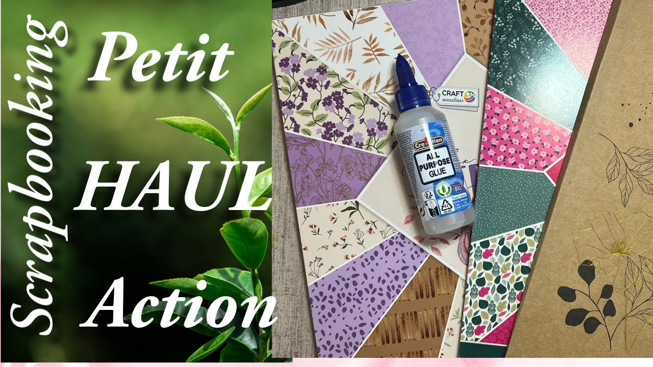 Scrapbooking, un petit haul Action￼