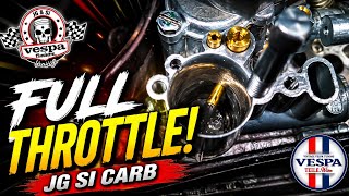 FULL THROTTLE! JG si27 carb | CLOSE on the dyno | vespa tuning |