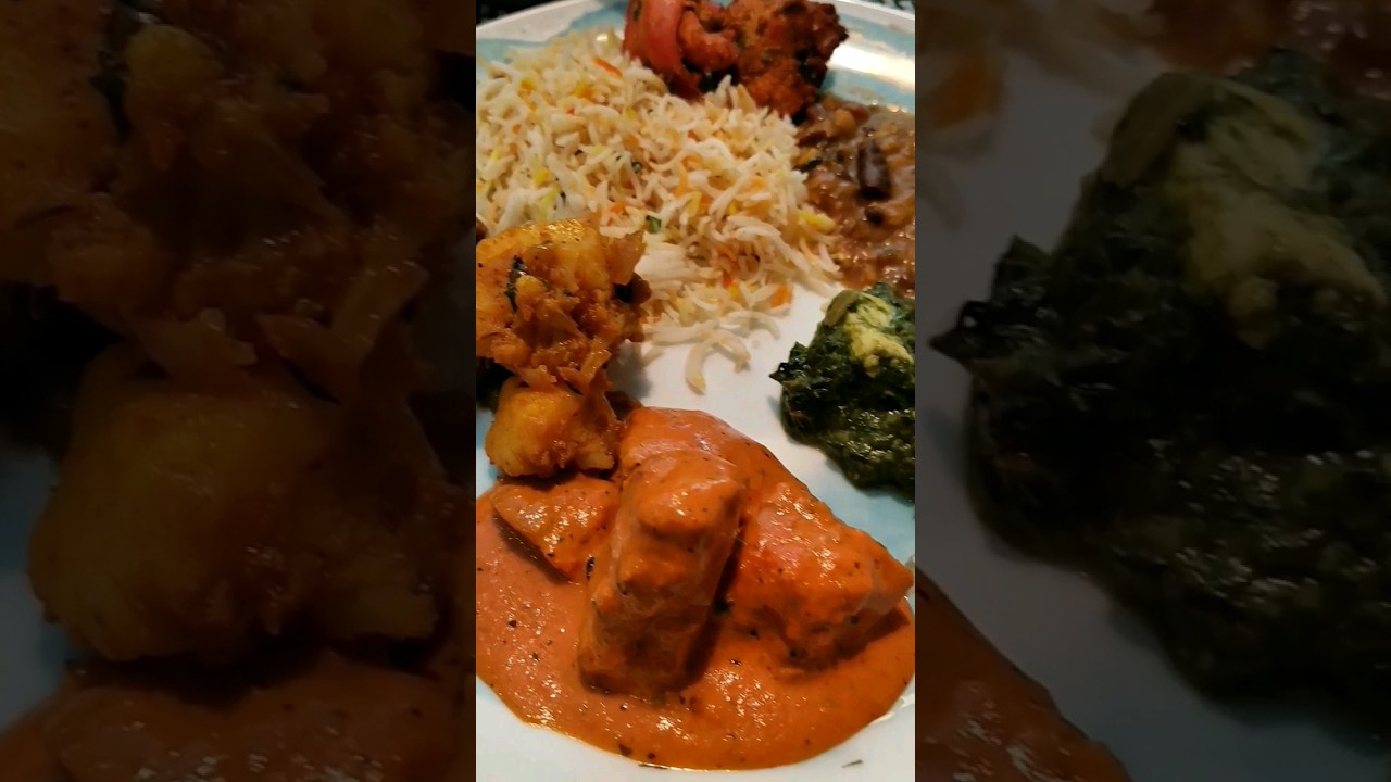 Buffet lunch at Indian Restaurant in Hong Kong 