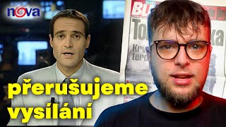 takhle české TV přerušily vysílání kvůli 11. září 2001