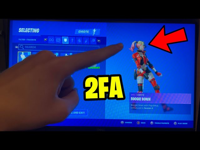 How to Enable 2FA in Fortnite & Unlock Free Boogie Down Emote - Kr4m