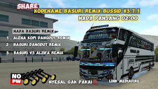 kodename Basuri bussid remix | Alena kopi dangdut | basuri nada panjang