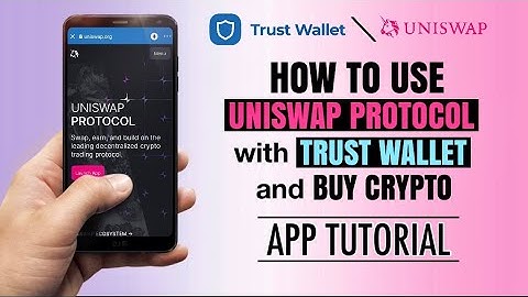 How to USE Uniswap with TRUST Wallet App to BUY crypto | Dapp Tutorial