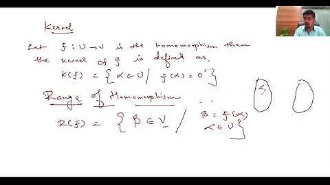 B.Sc Linear Algebra | Kernel of Homomorphism | Linear Transformation | Mathematics | Karan Sir