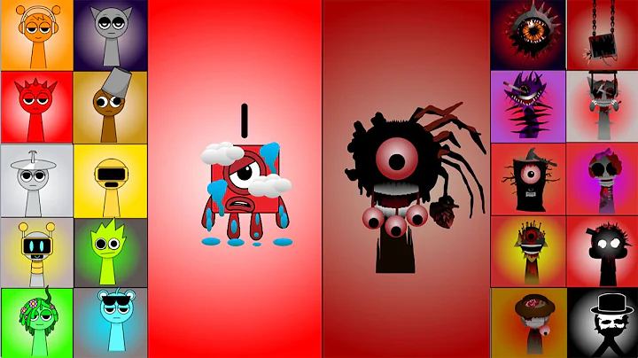 Double Incredibox Sprunki vs PhobiaBlocks Band (1 - 10) -  Guess the Hidden Pattern!!!!