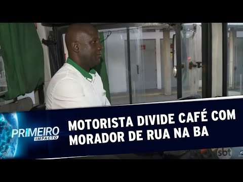 hqdefault Motorista de ônibus divide lanche com morador de rua todos os dias
